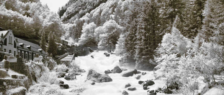 Mountain stream in Cauterets