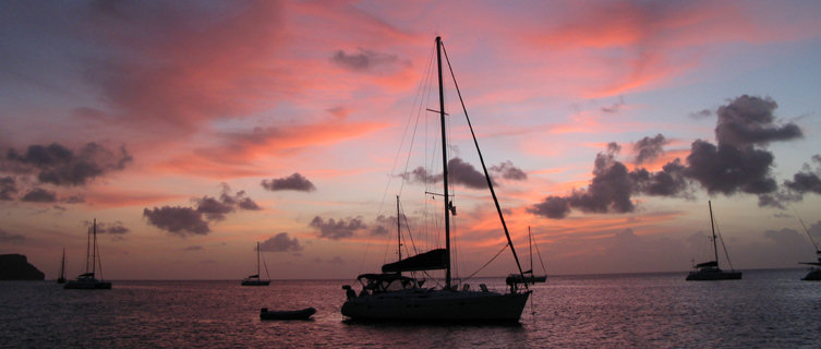 Mustique sunset, St Vincent and the Grenadines