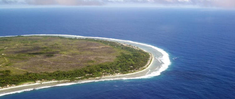 Nauru from the air