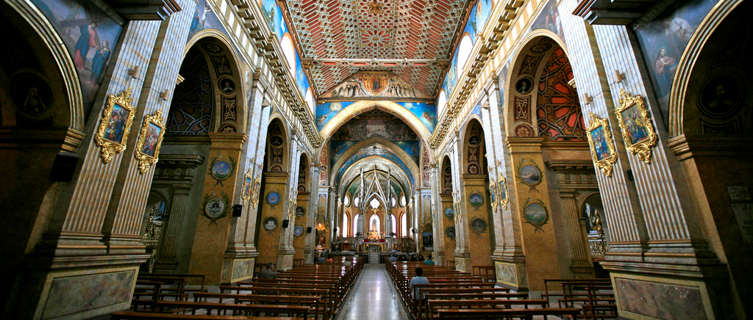 One of the magnificent cathedrals in Quito