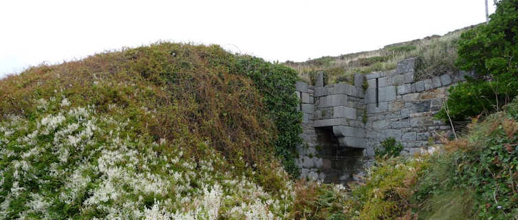 Overgrown fort, Alderney