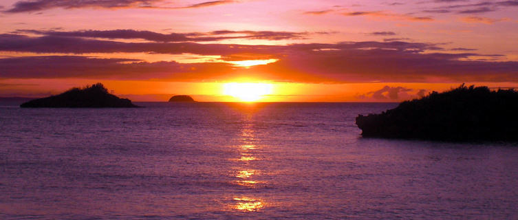 Philippines' Malapascua Island at sunset