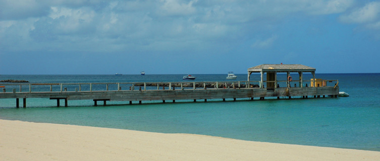 Pier on Nevis Island