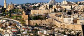The holy city of Jerusalem, Palestine