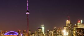 Toronto at night