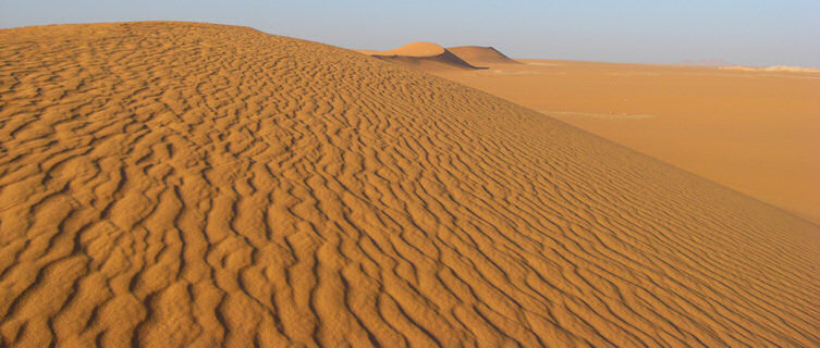 Sand dune in Algeria