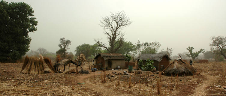 Traditional village hut, Ivory Coast