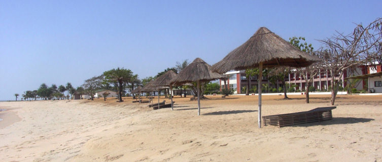 Tropical beach in Guinea-Conakry