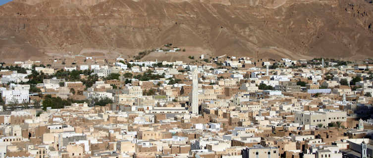 View of Seiyun, Yemen