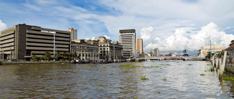 View over Pasig River, Manila, Philippines