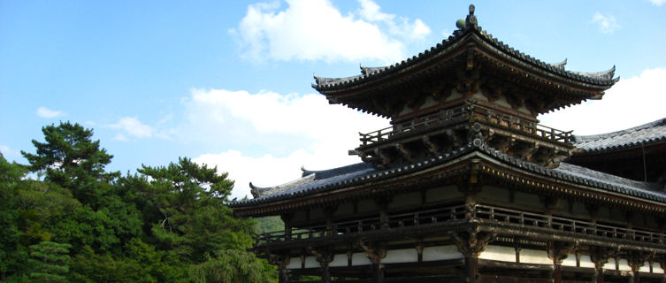 World Heritage Byodo-in temple, Kyoto, Japan