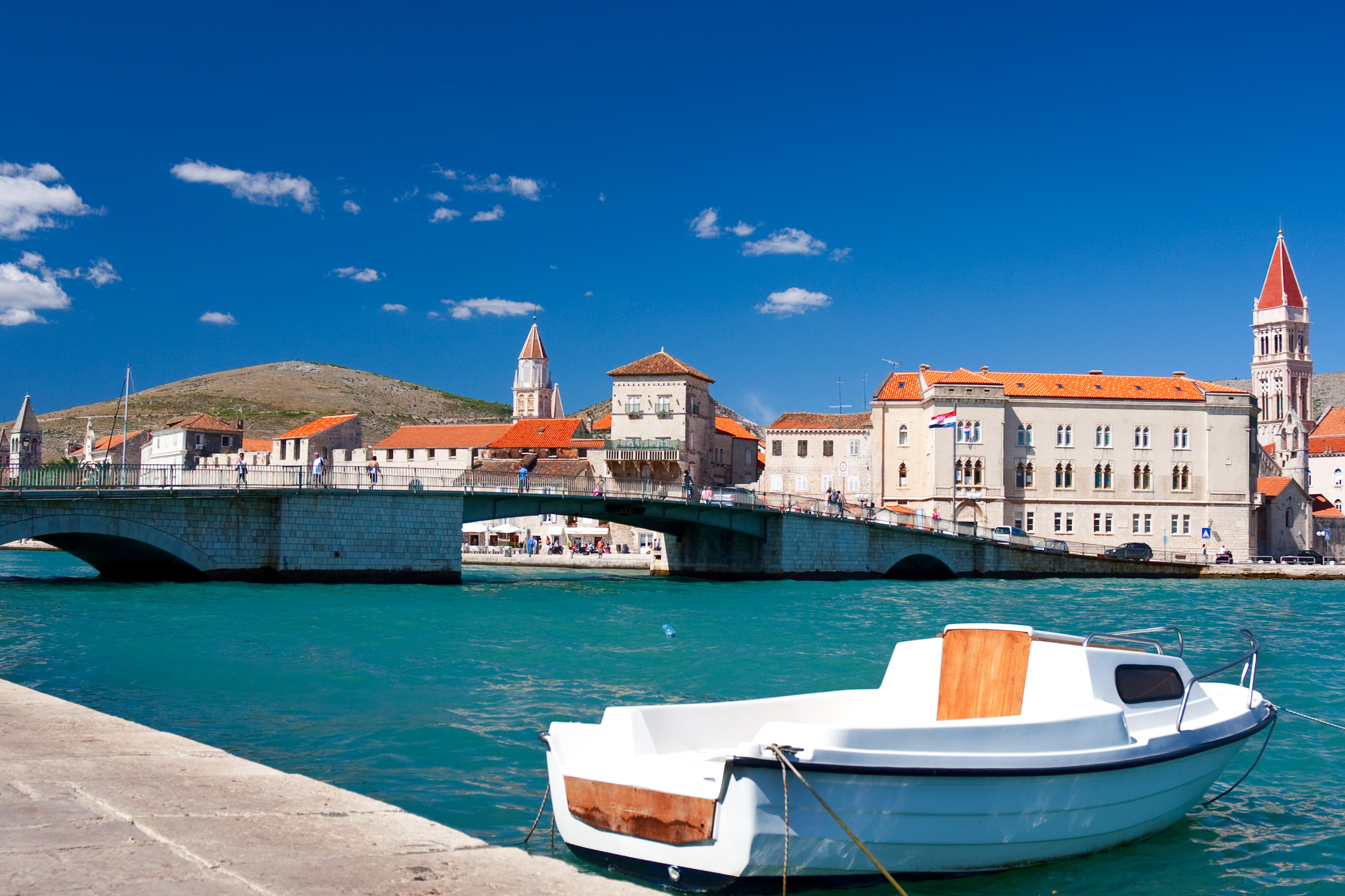 Trogir is a short trip from Split