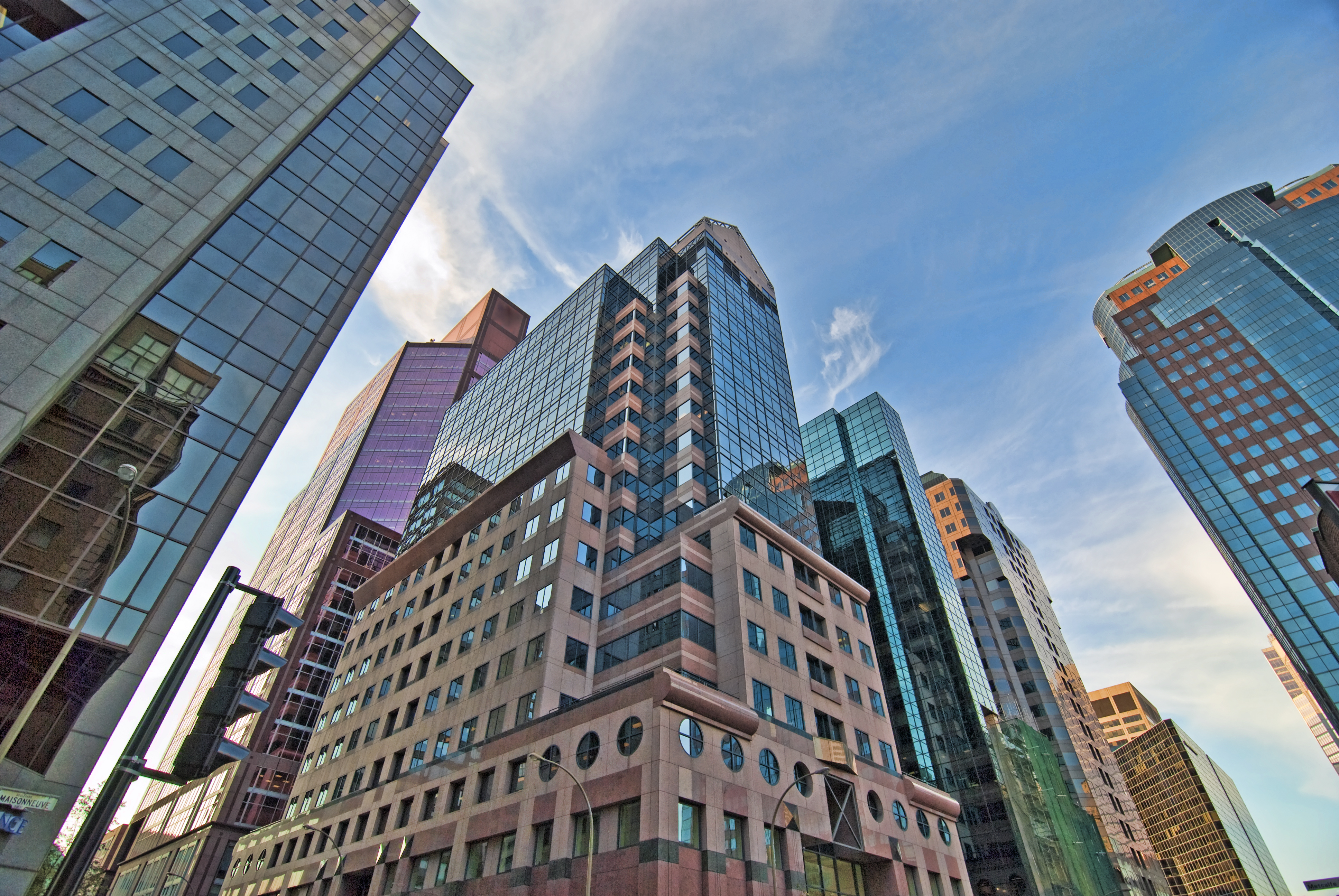 Montreal's colourful buildings