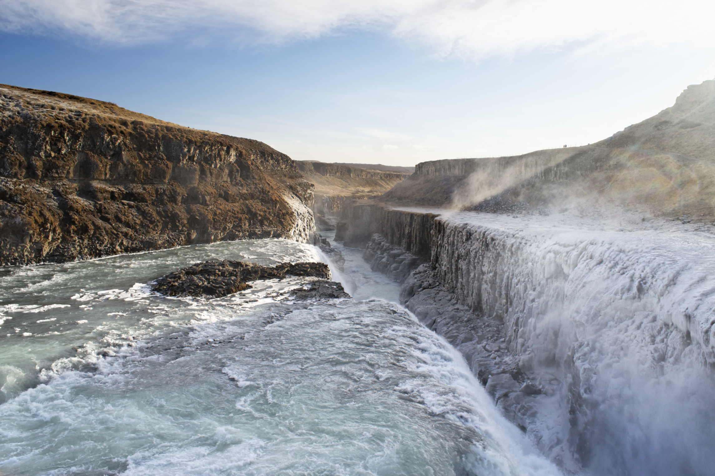 Gulfoss waterfall is part of Reykjavik's top Golden Circle sights