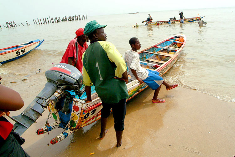 Pescadores Mbor, Senegal