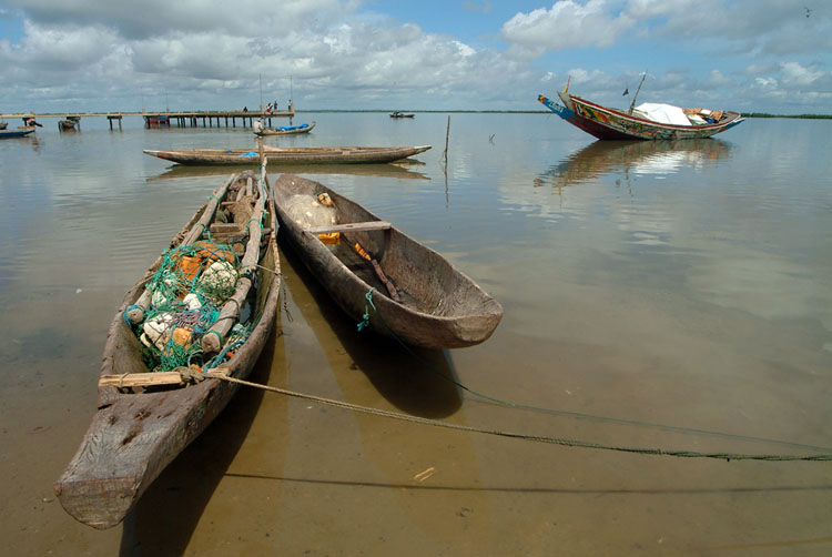 Fishing boats in Senegal