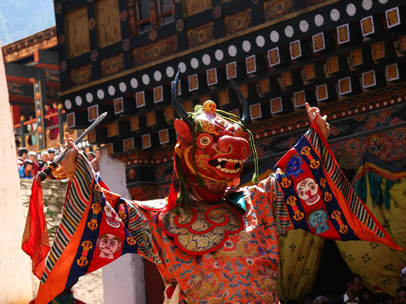 Dance of the Lord of Death, Paro, Bhutan