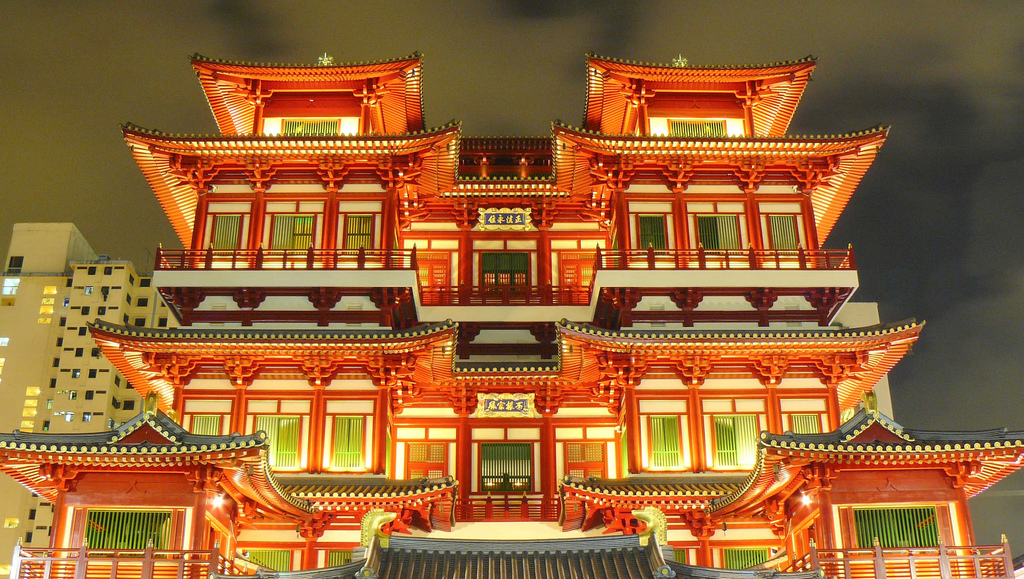 Temple, Chinatown, Singapore