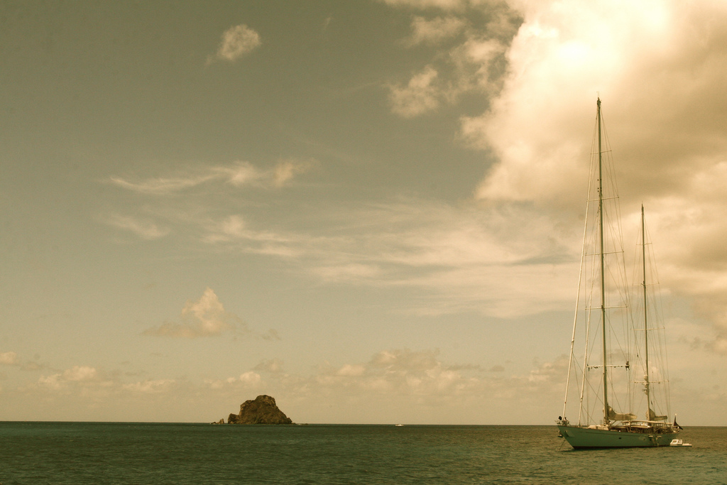 Sailing is popular on St Maarten