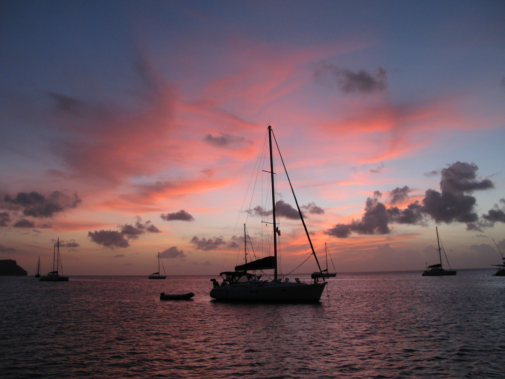 Mustique sunset, St Vincent and the Grenadines