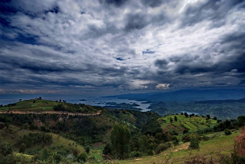 Clouds above Lake Kivu, Rwanda