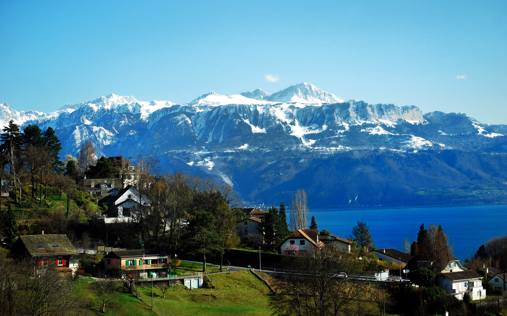 Between Bern and Geneva, Switzerland