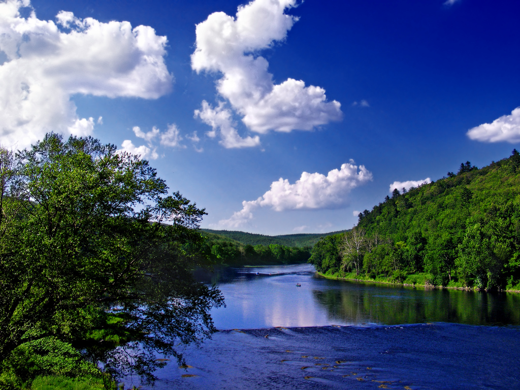 River view in Delaware