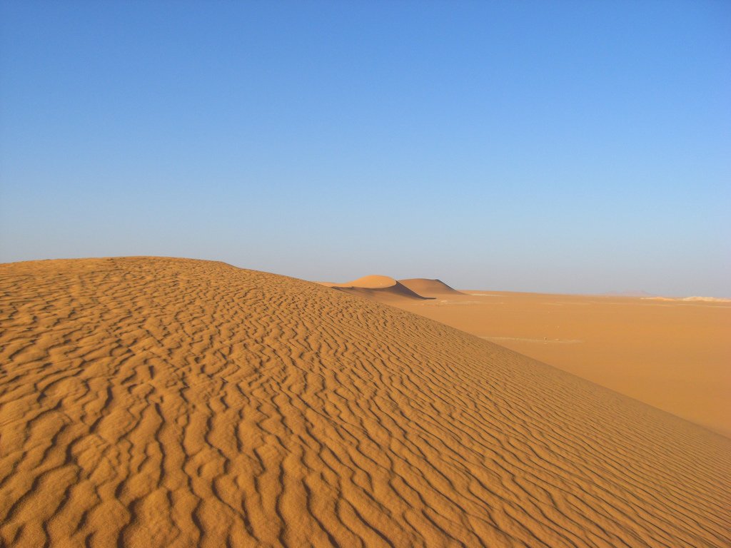 Sand dune in Algeria