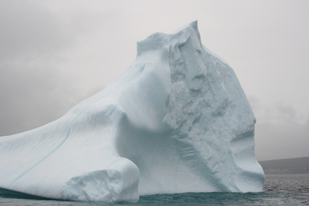 Icebergs are a typical winter feature of Newfoundland