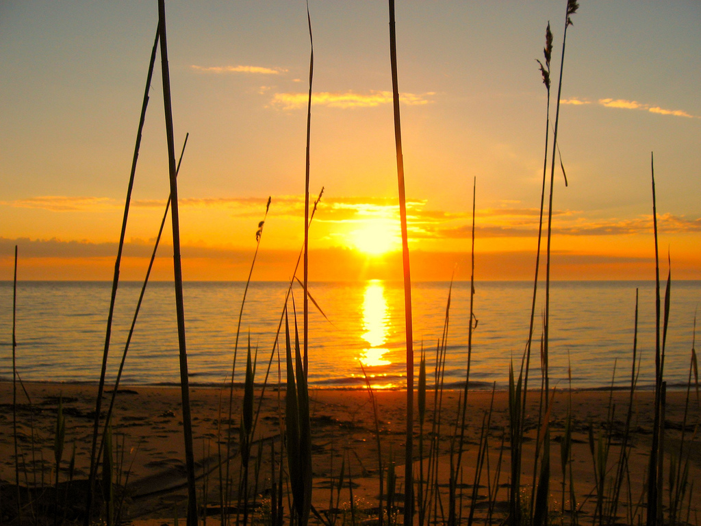 Sunset at Lake Michigan