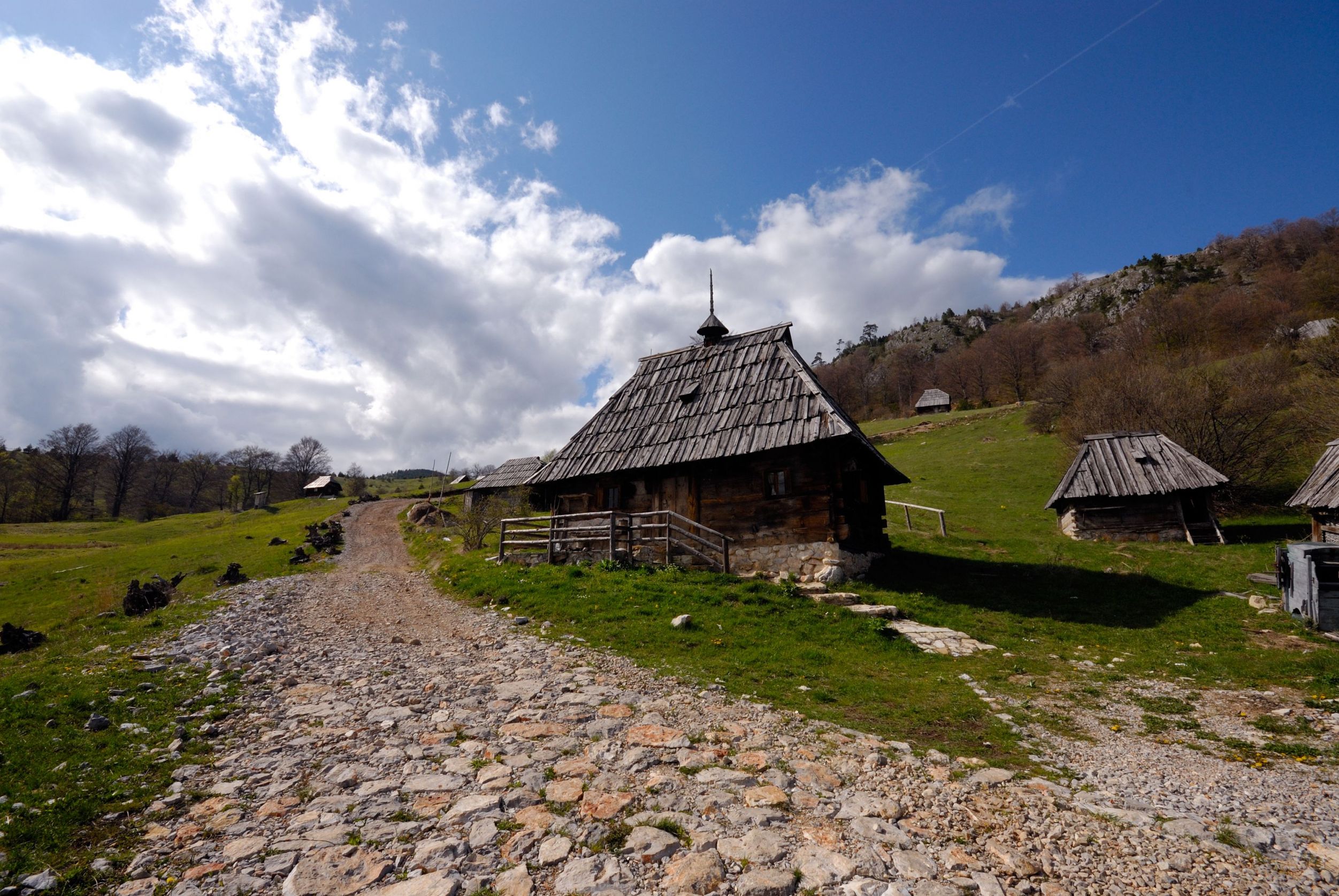 Traditional mountain village, Tara, Serbia