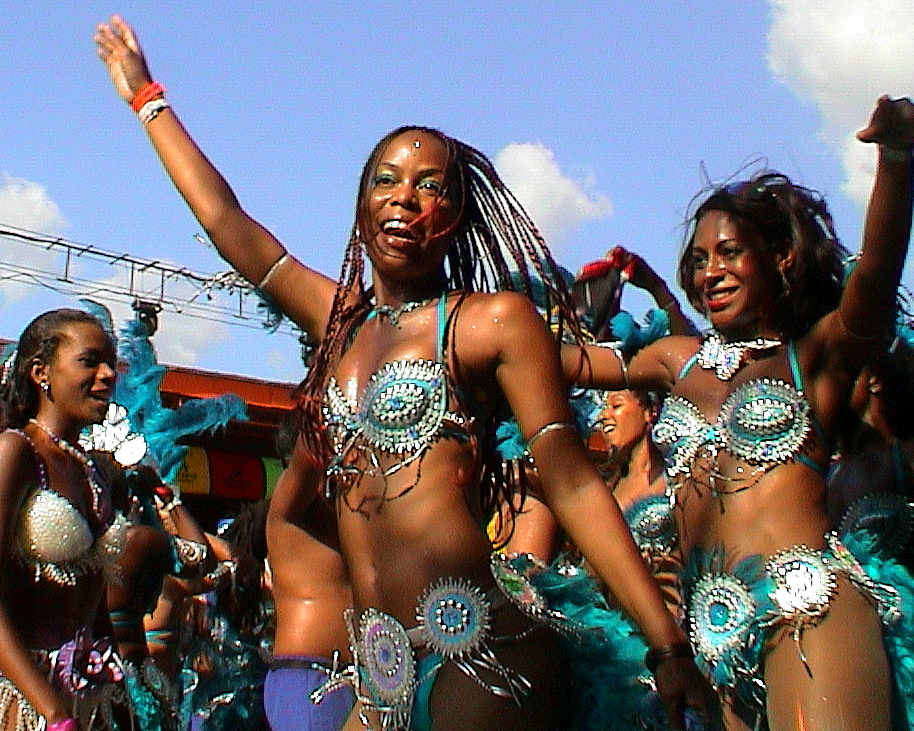 Trinidad carnival dancers