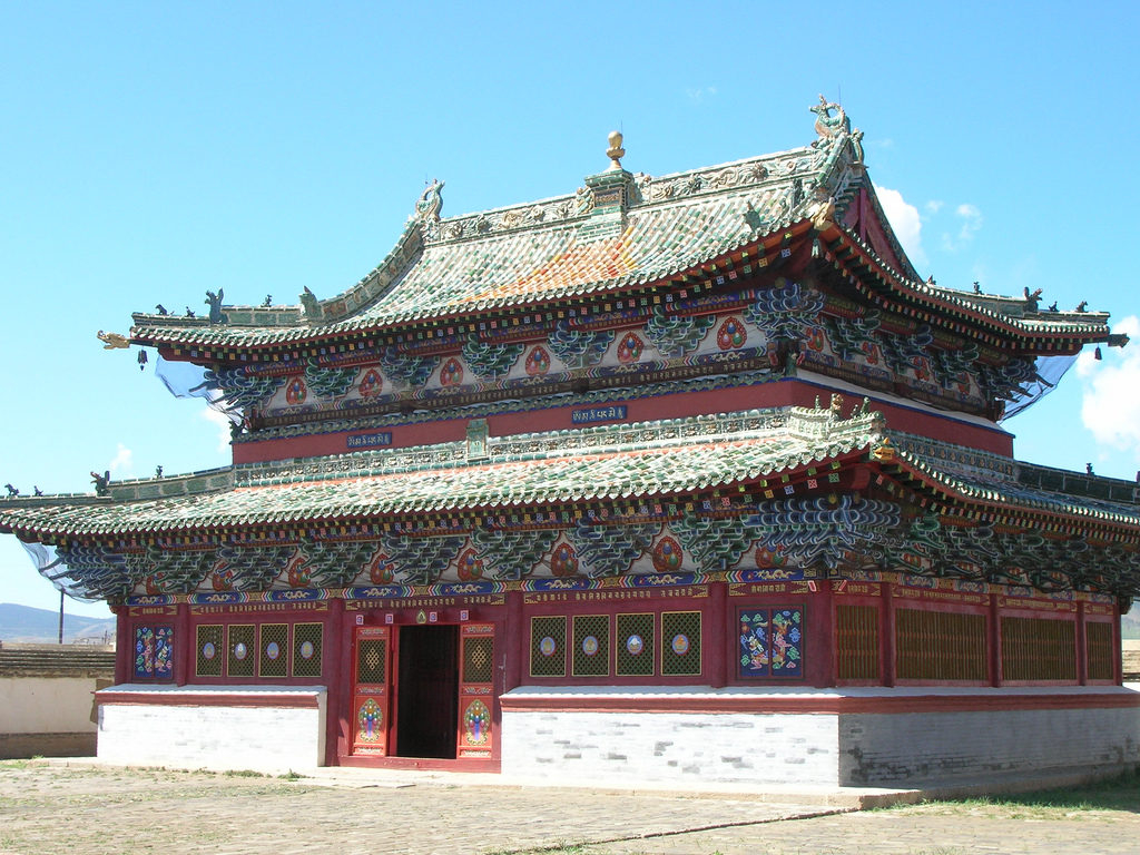 Bhuddist temple, Mongolia