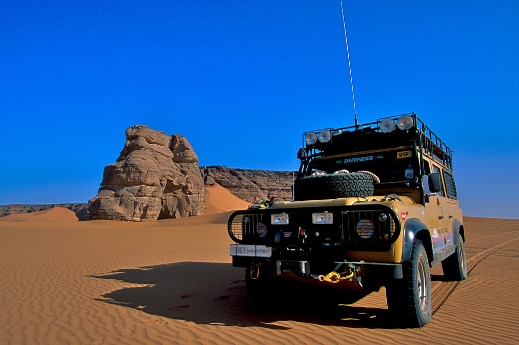 Enjoy a jeep safari into the desert in Libya