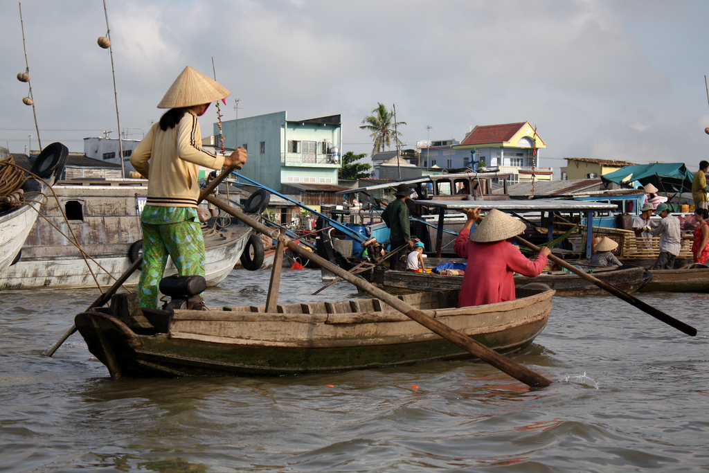 Floating Market, Mekong Delta