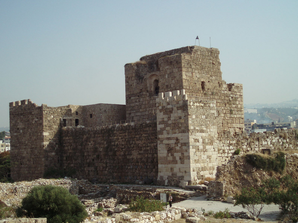 Byblos crusader castle, Lebanon