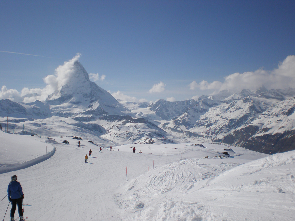 Swiss ski resort of Zermatt