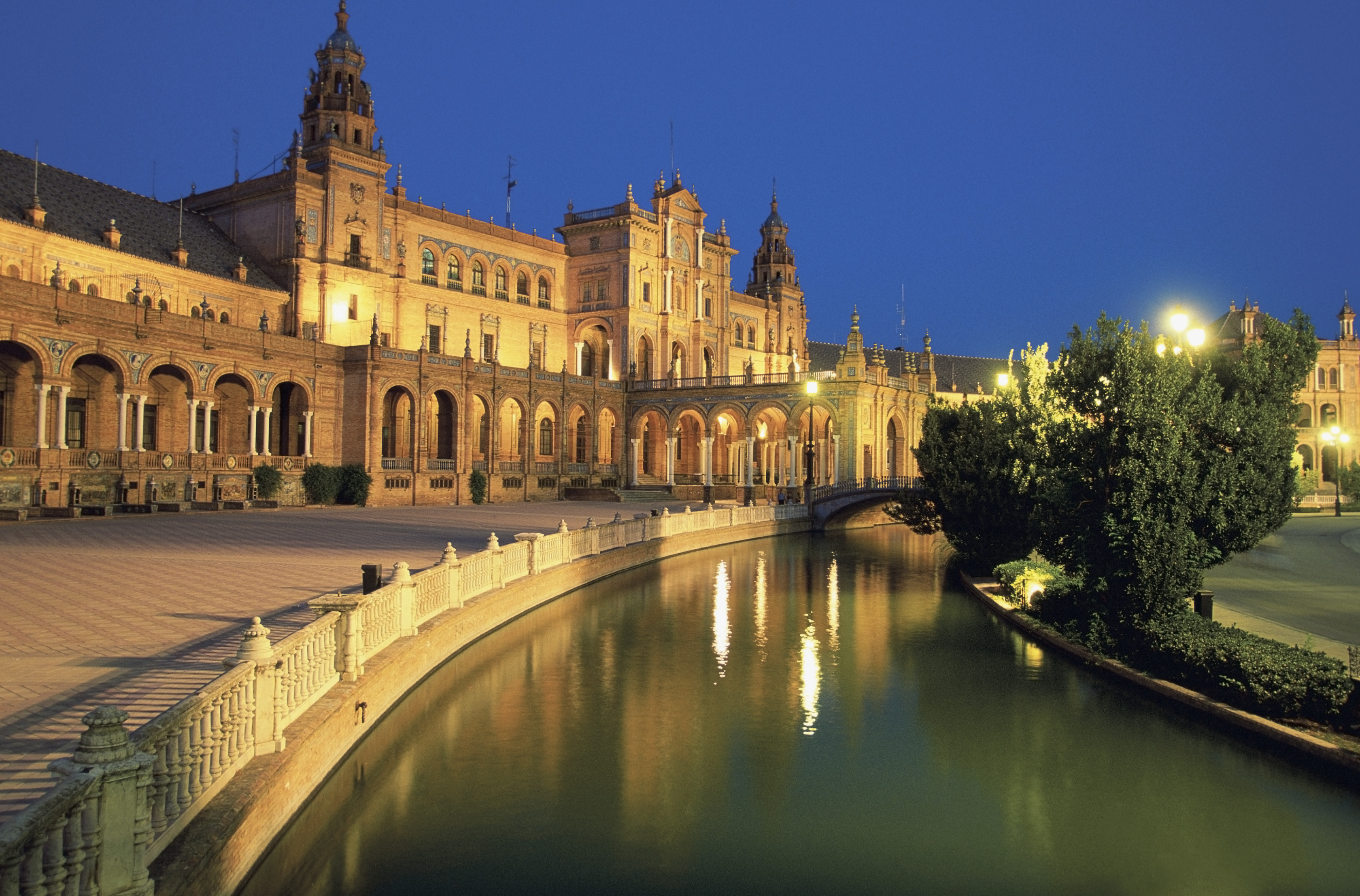 Plaza de Espana Square in Seville, Spain