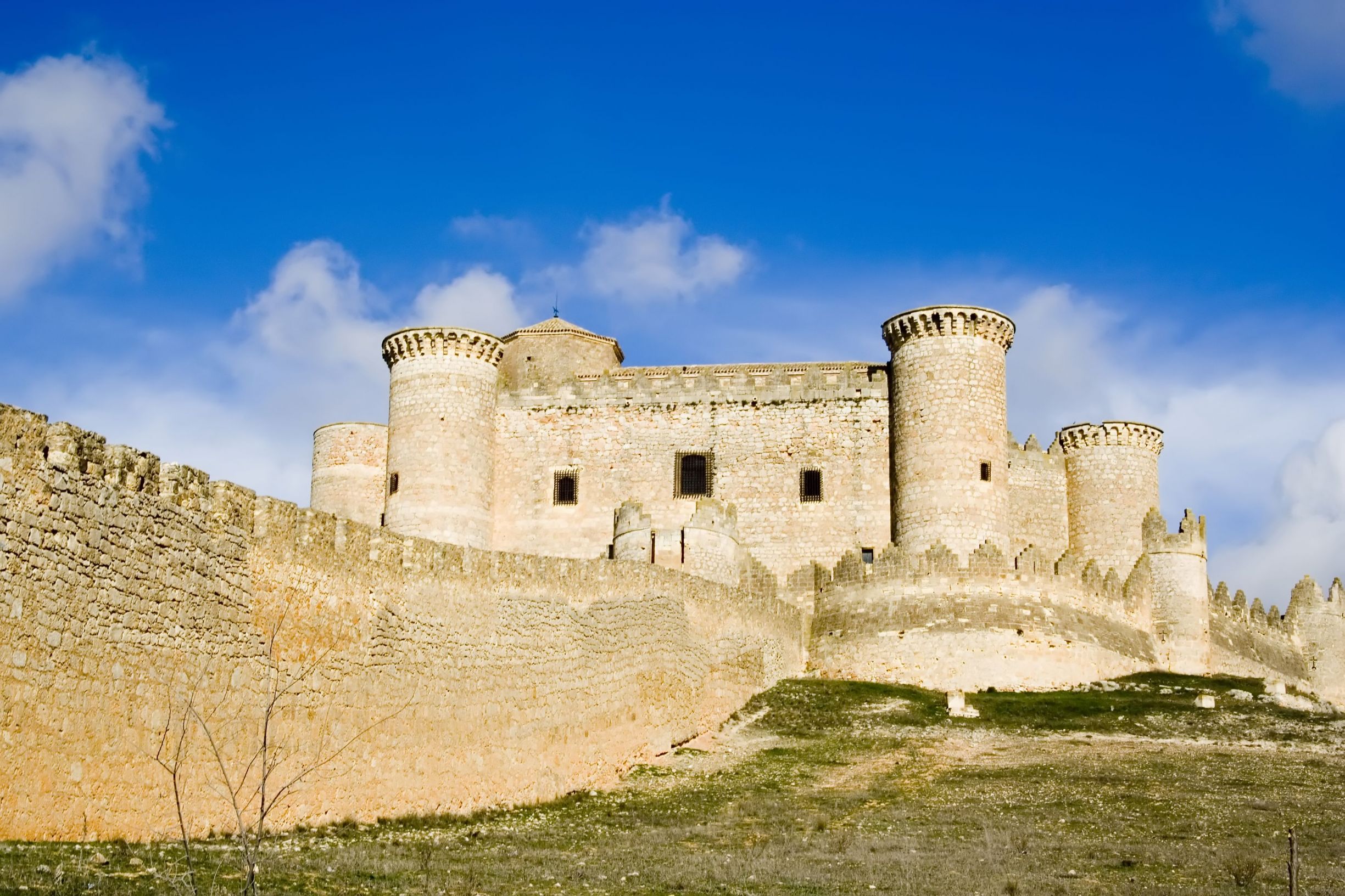 Belmonte Castle near La Mancha, Spain