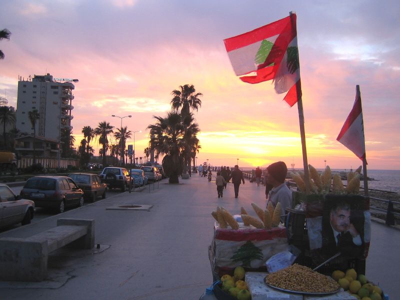 Evening on the Corniche, Beirut