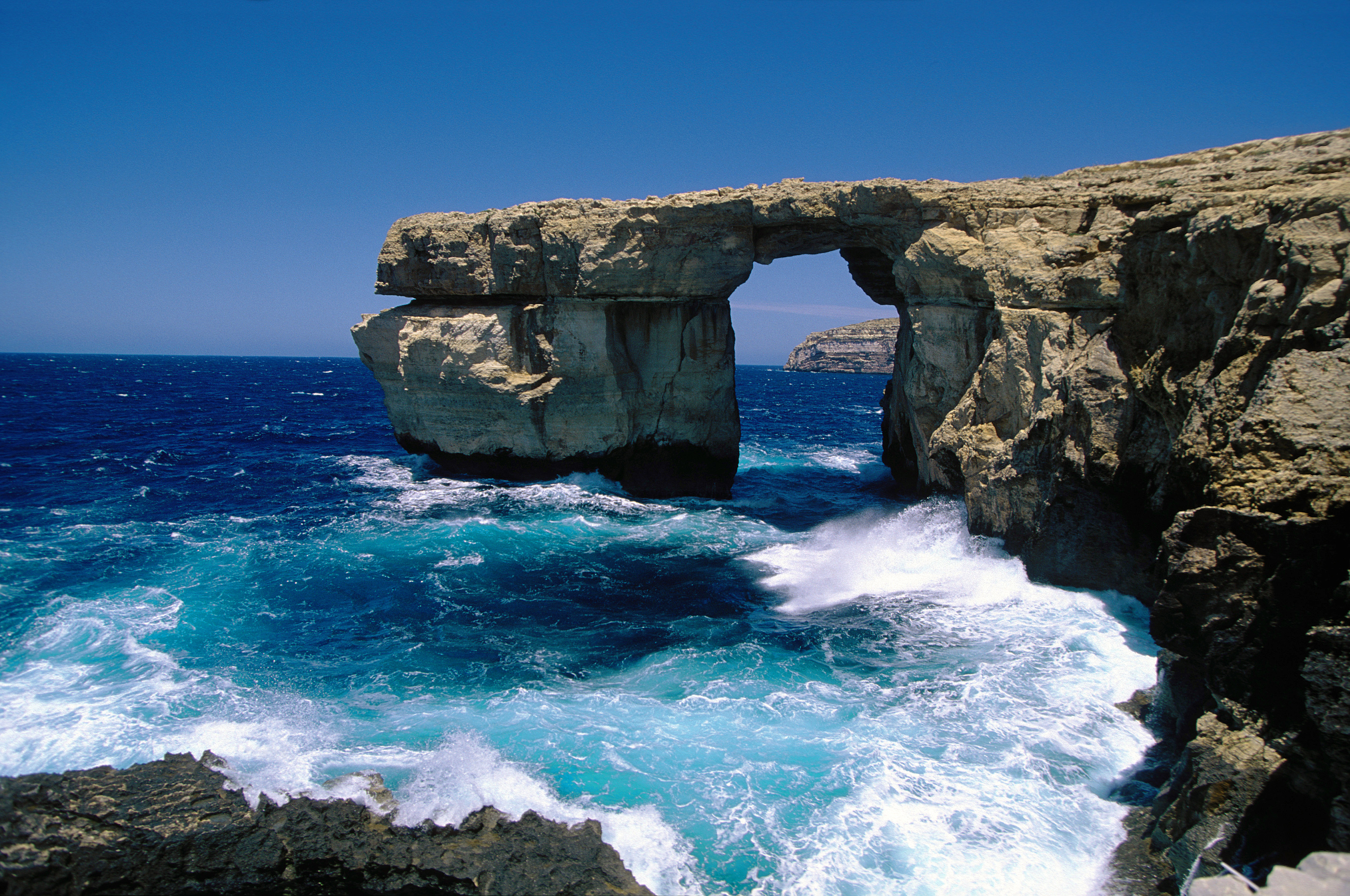 Malta's dramatic coastline