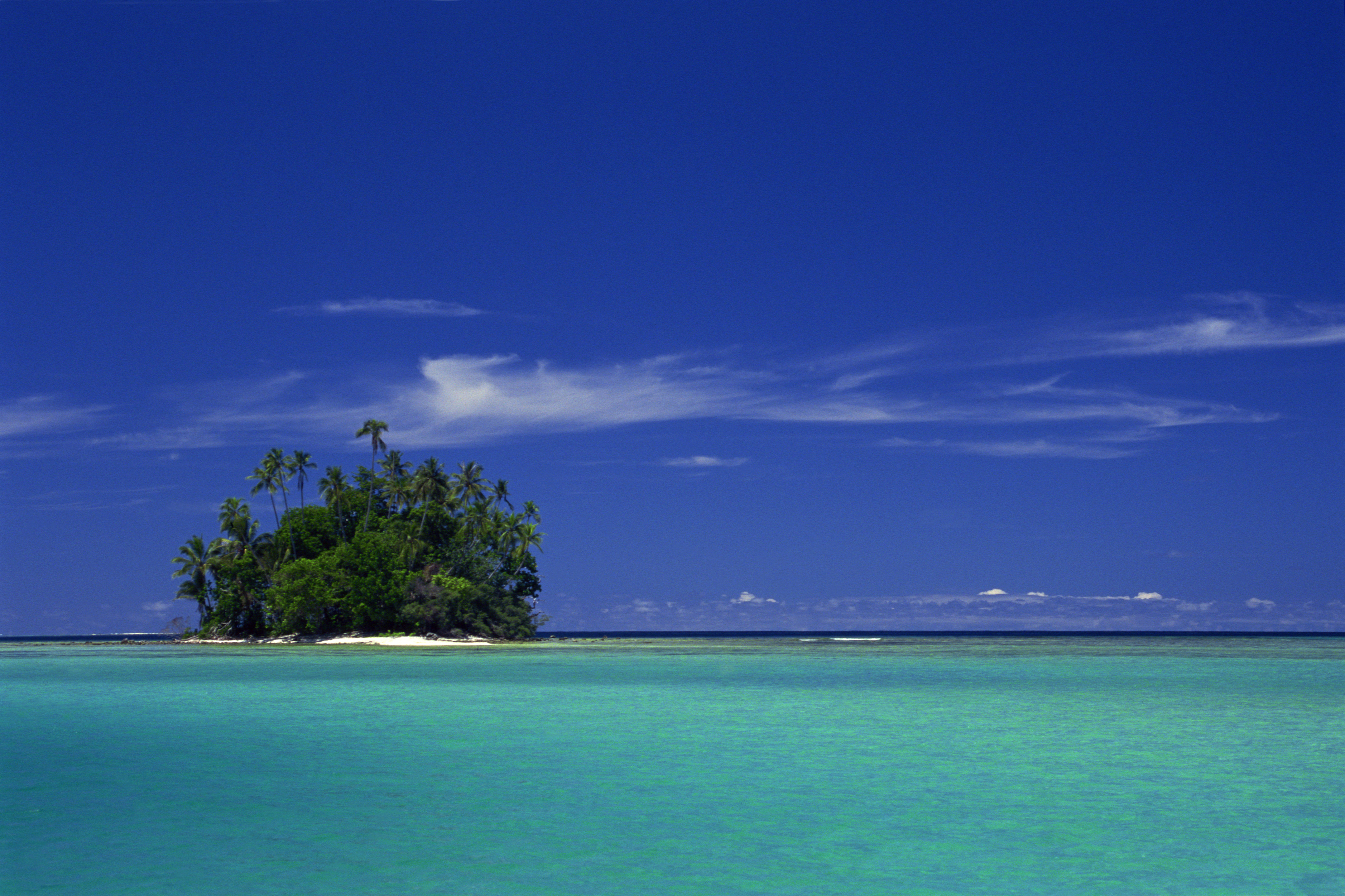 Isolated Coral Island, Soloman Islands