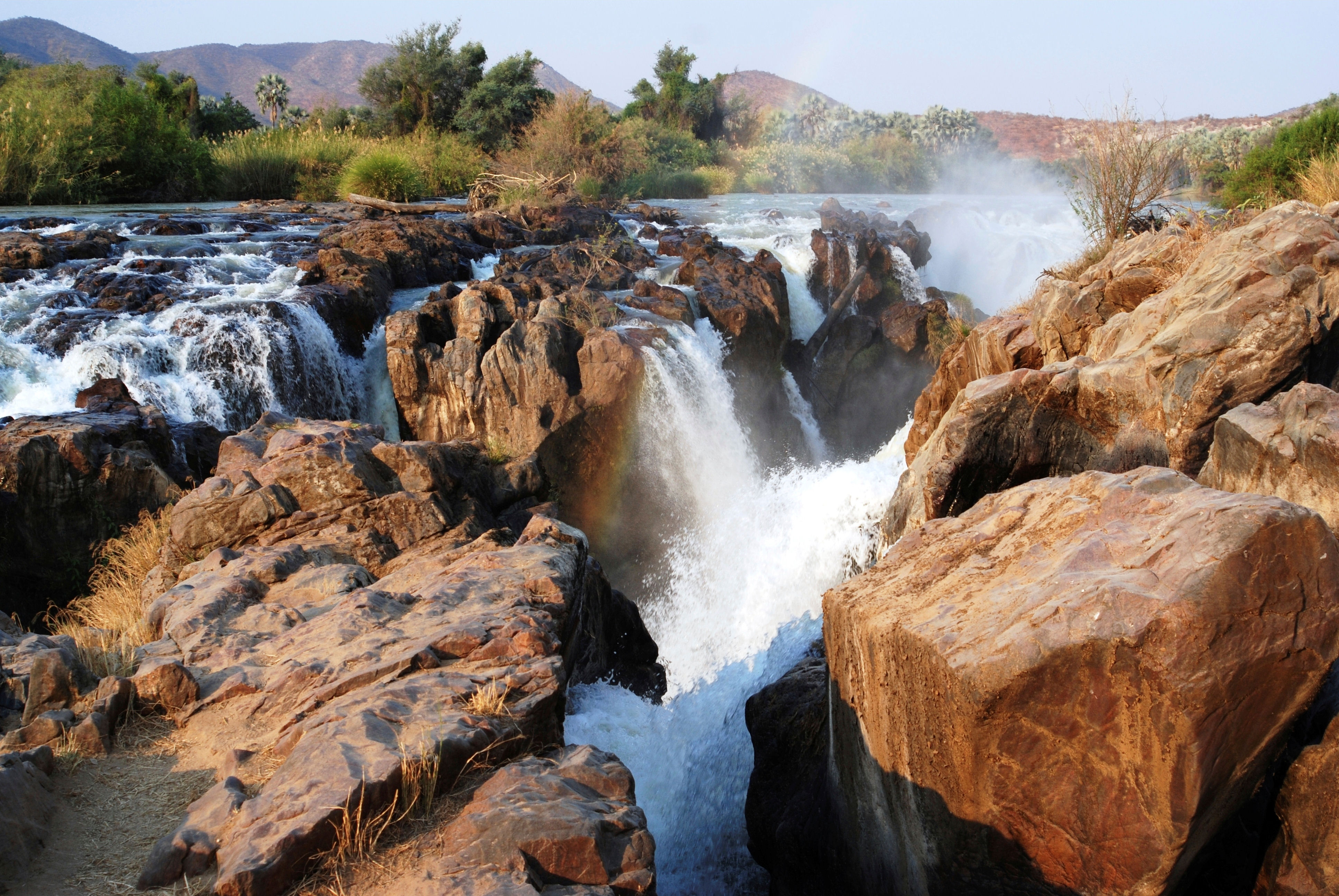 One of Angola's mighty waterfalls