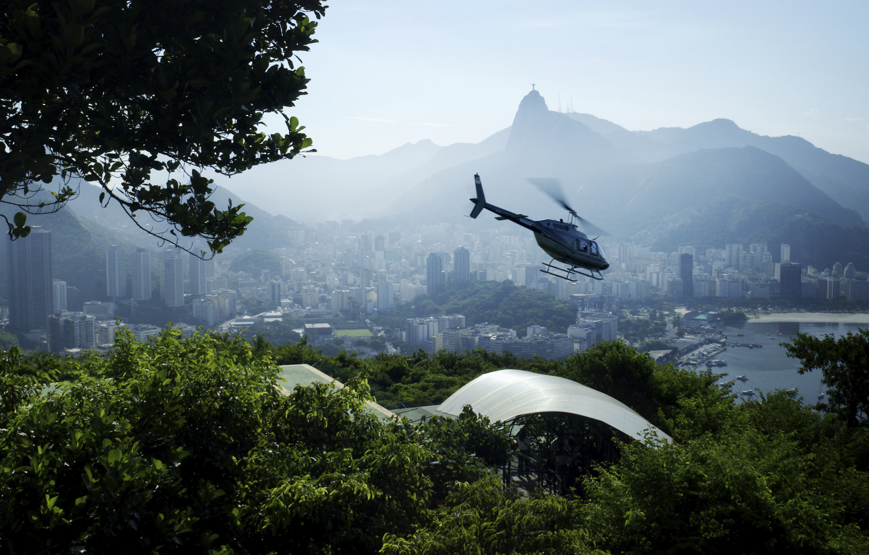 Enjoy a helicopter tour of Rio