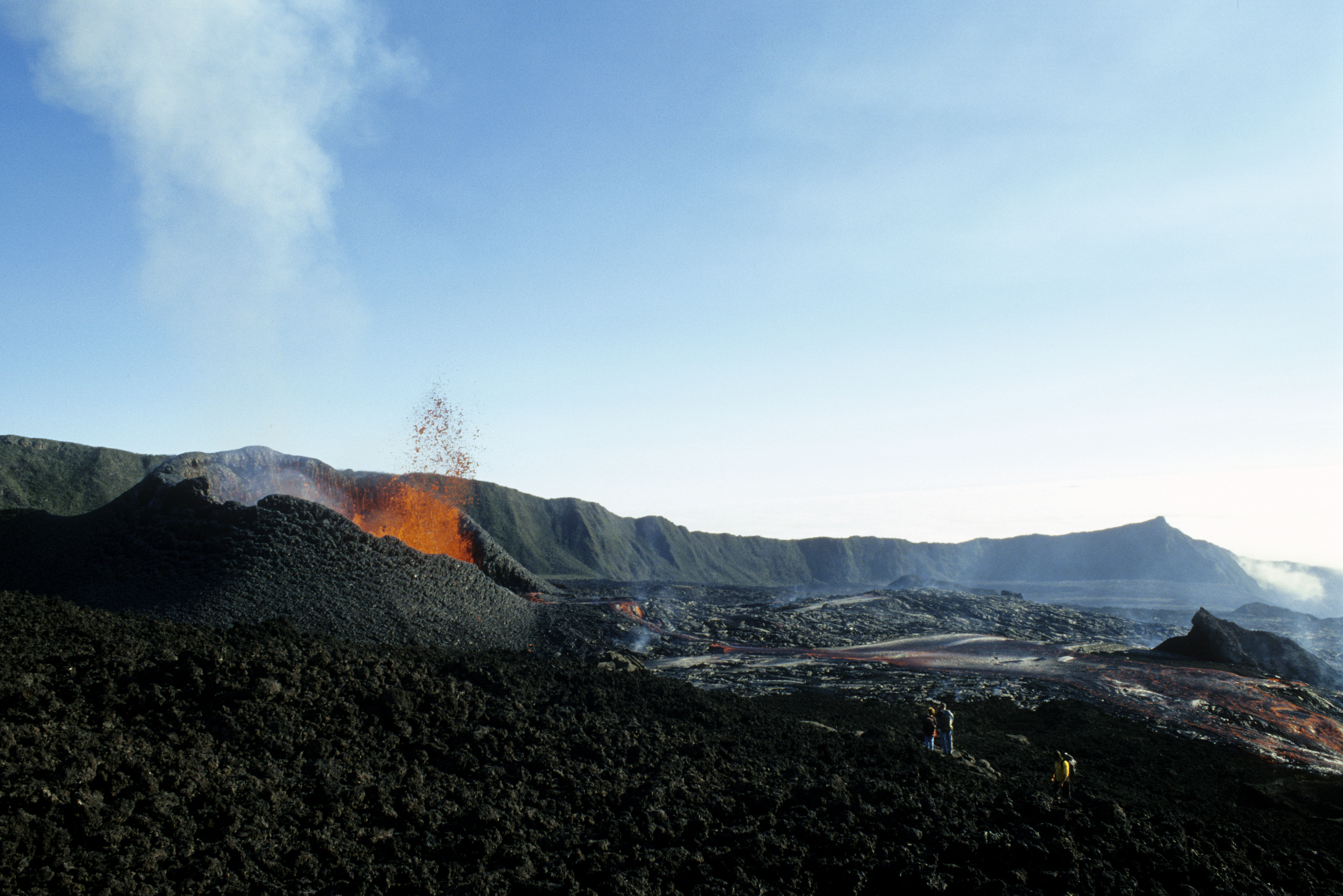 Volcanic 'Cirques' erupting, Reunion