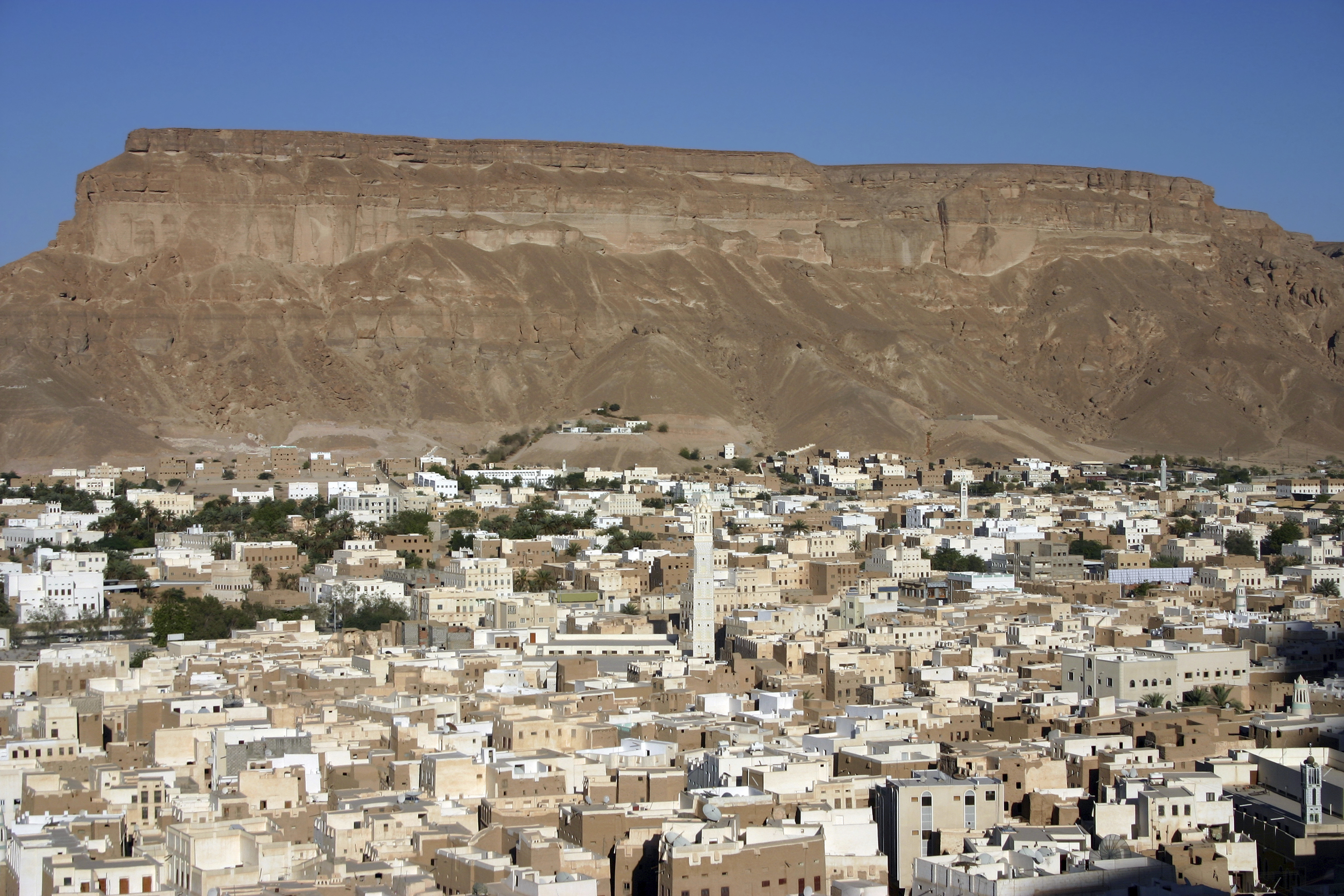 View of Seiyun, Yemen