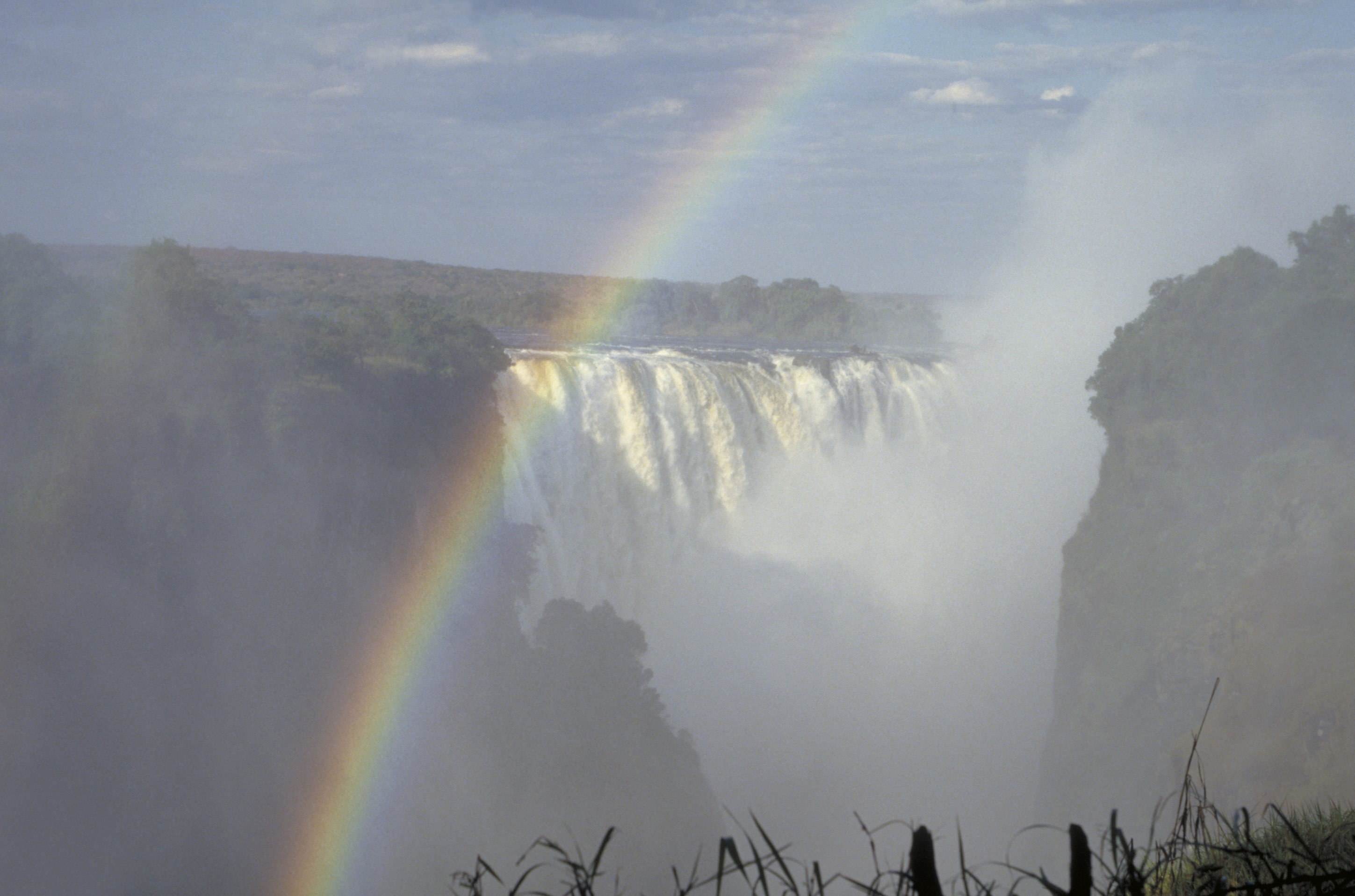 Rainbow at Vicotria Falls, Zambia