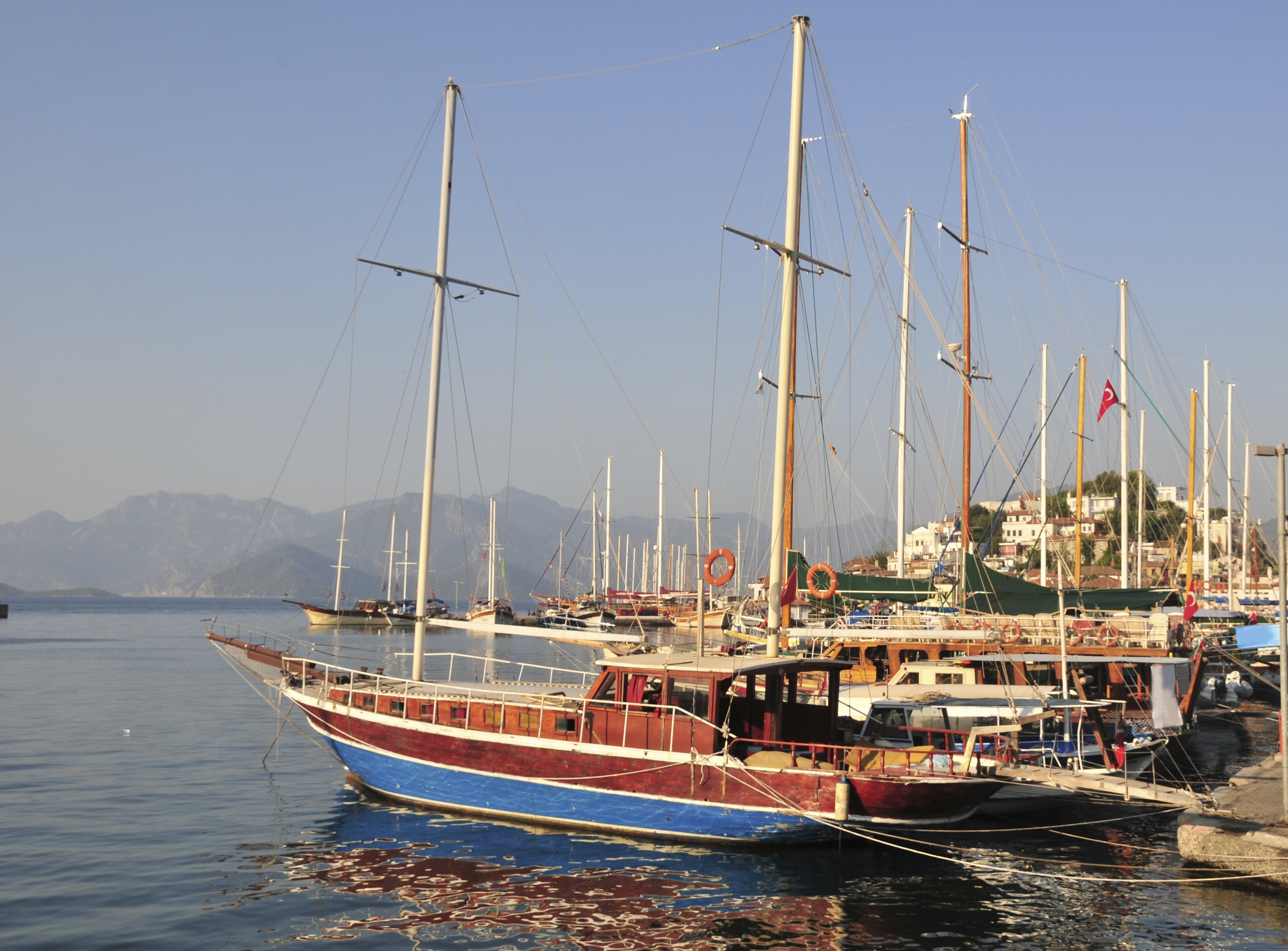 Gulet boat cruises are popular in Turkey