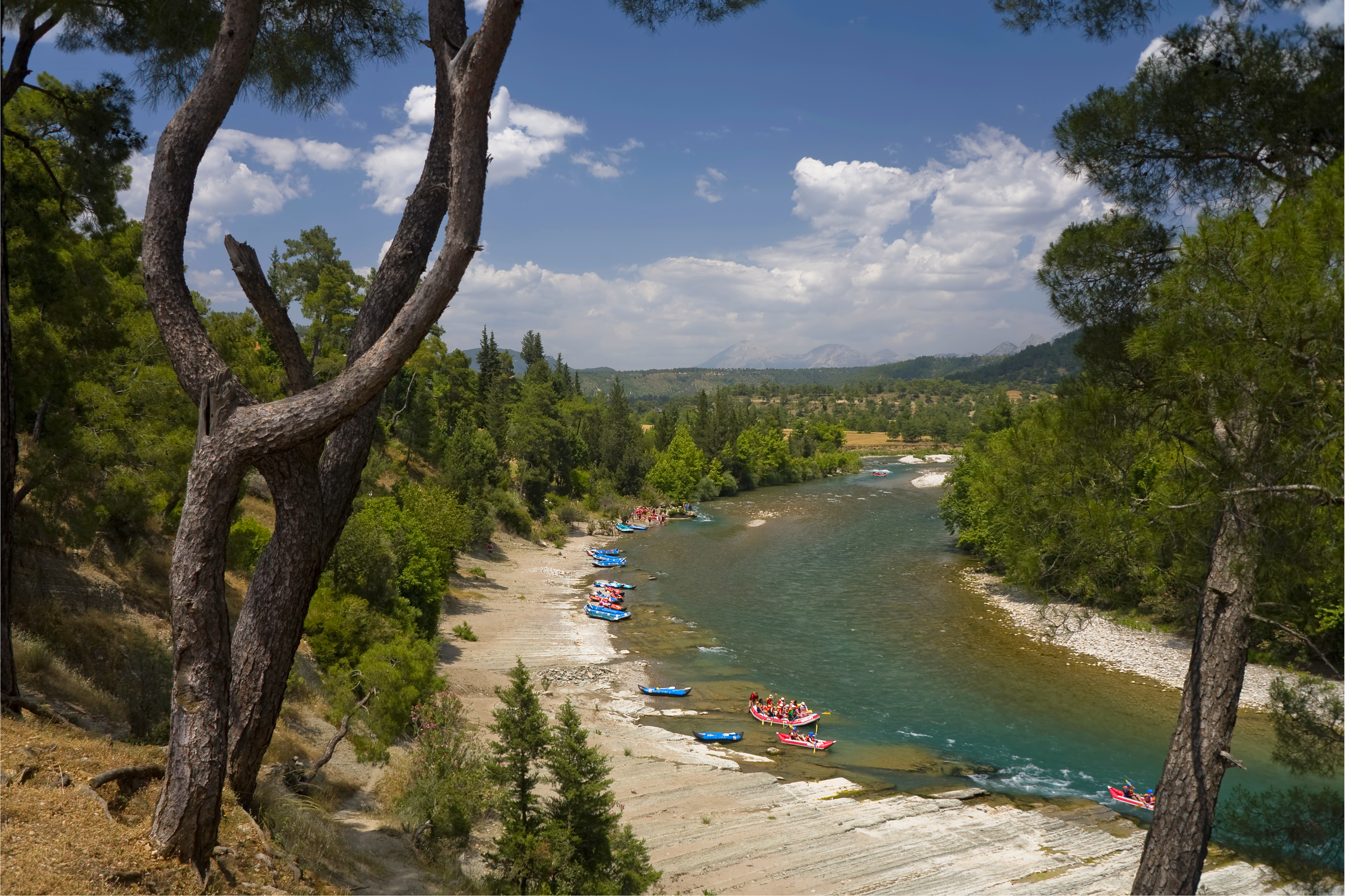 Go rafting on the emerald Koprulucay River, Turkey