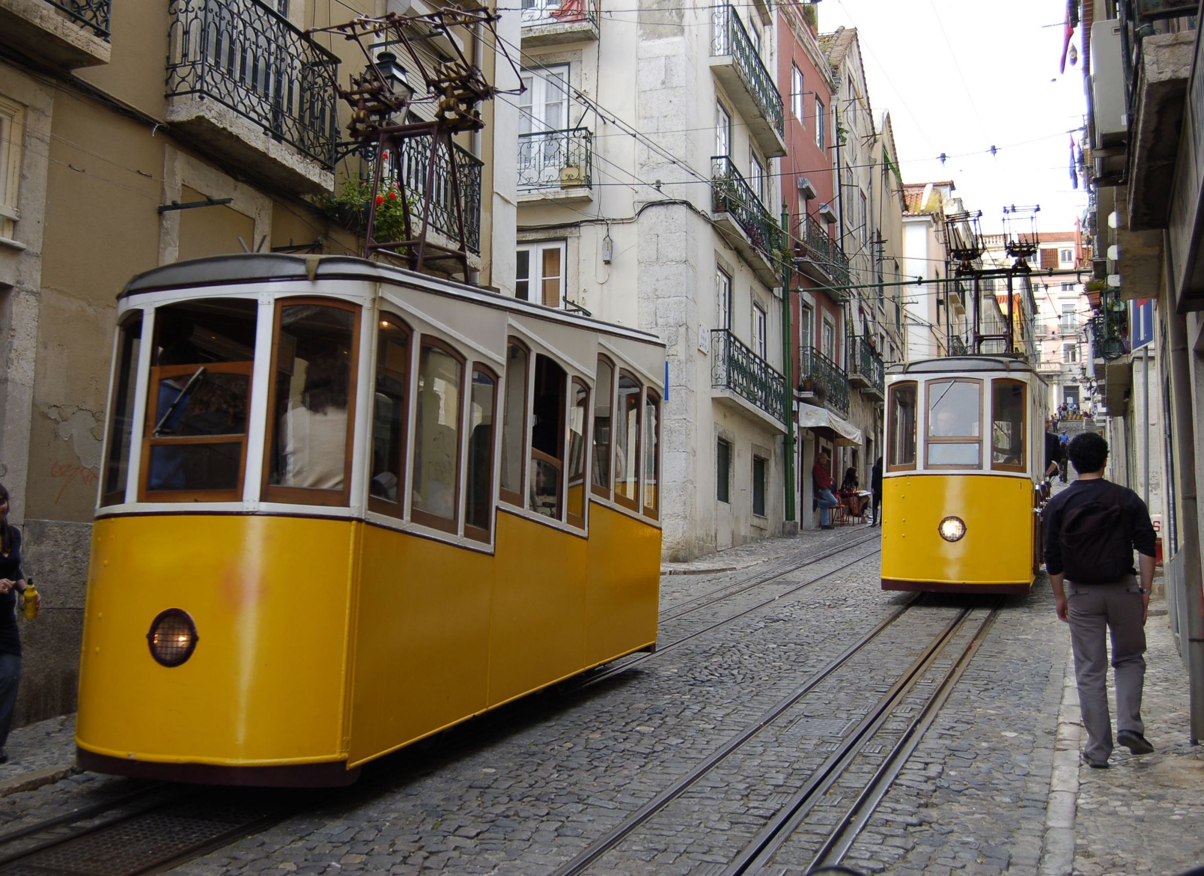 Trams in Lisbon